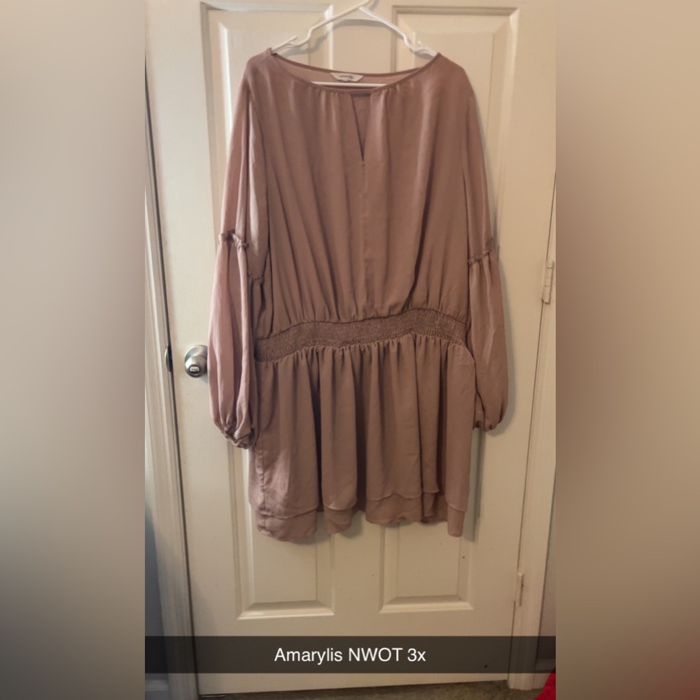 Amarylis 3xl mauve bridesmaids dress